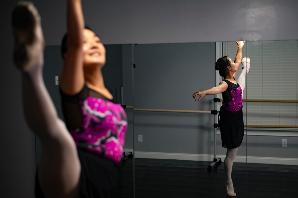 Military spouse dances to connect