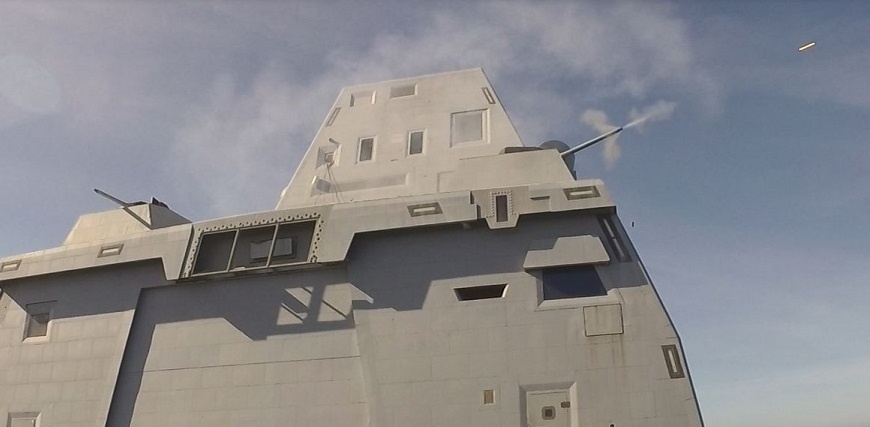 USS Zumwalt Completes First Live Fire Test