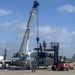 Loading UH-60 for shipment