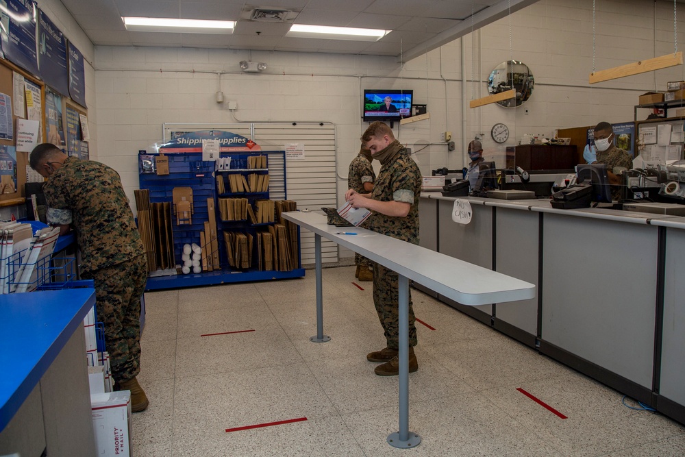 Camp Lejeune Post Office takes precautionary measures in response to COVID-19