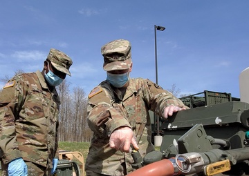 Fort Drum sustainment unit employs wartime expertise to support COVID treatment facility