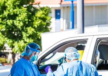 Air Guard Assisting with Coronavirus Testing