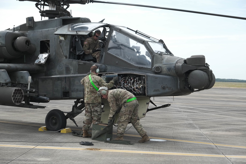South Carolina National Guard conducts forward arming, refueling point during live-fire exercise