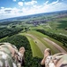 A full Apache attack helicopter battalion trains over Bavaria