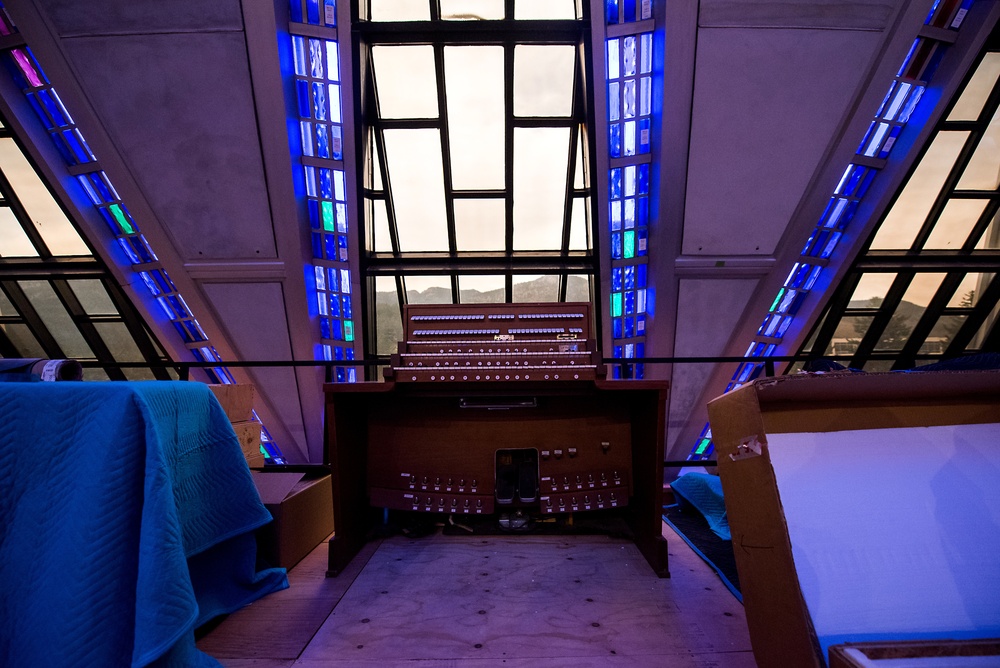Cadet Chapel Organ Removal and Interior May 2020
