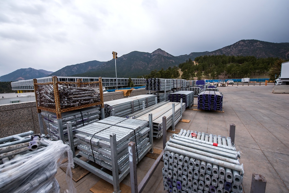 Cadet Chapel Organ Removal and Interior May 2020