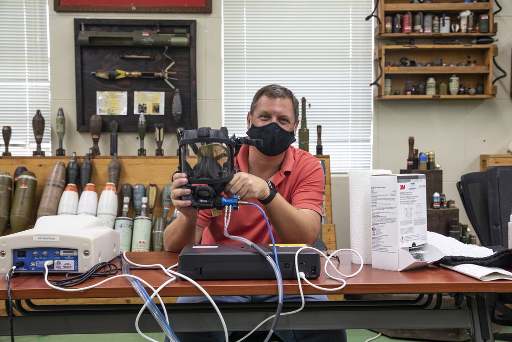 Behind the Mask | Marines with 3rd EOD Co. Fit Test SCBA masks