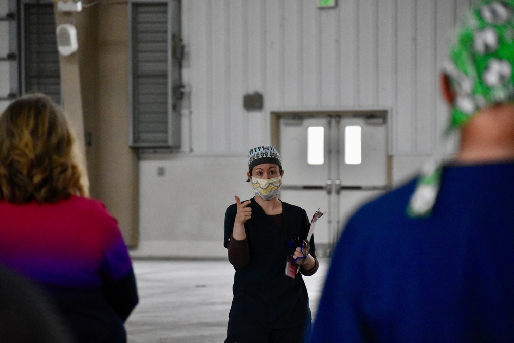 Maryland military police support COVID-19 test site in Carroll County