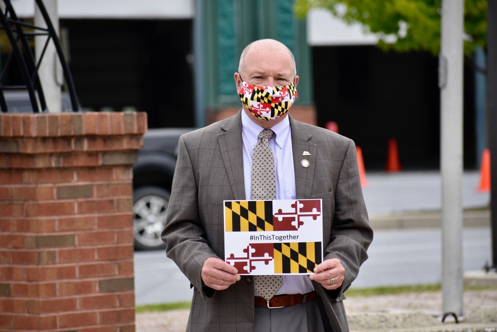 Maryland military police support COVID-19 test site in Carroll County