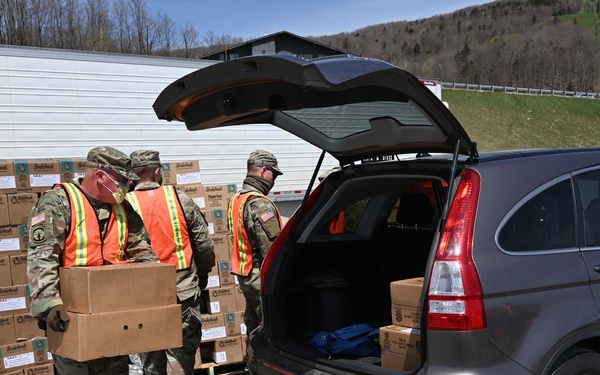 VTNG Food Distribution in Peru, Vt.