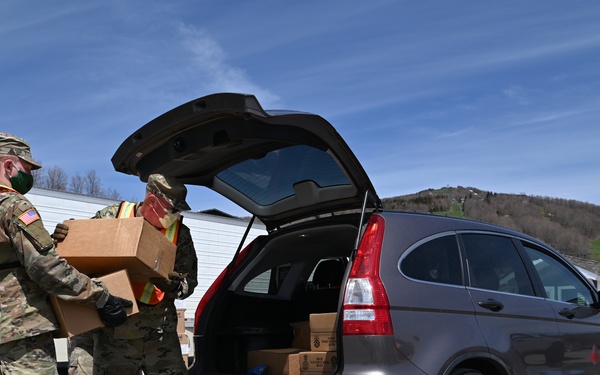 VTNG Food Distribution in Peru, Vt.