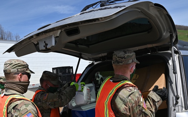 VTNG Food Distribution in Peru, Vt.