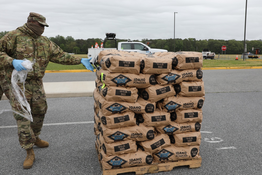 Delaware National Guard feeds families in First State