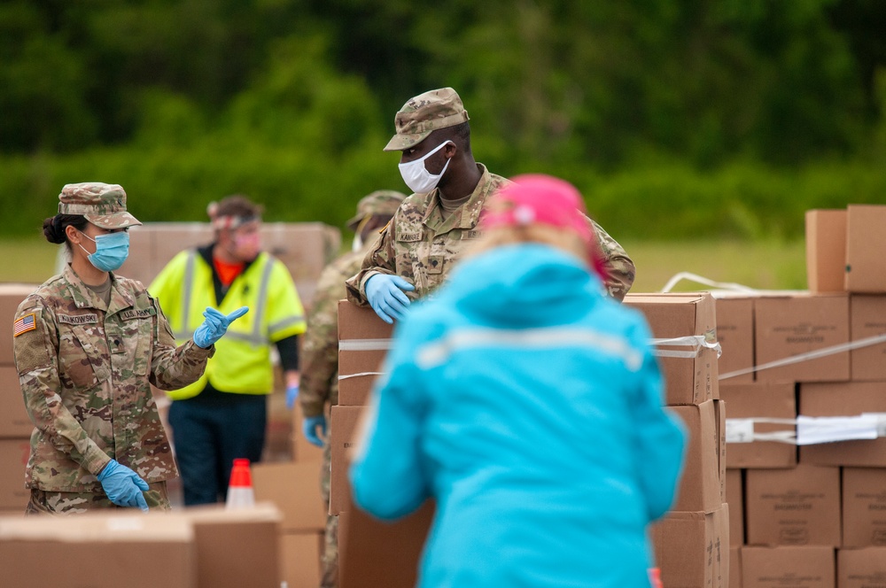 Delaware National Guard feeds families in First State