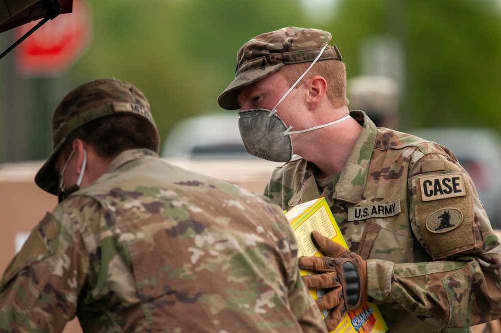 Delaware National Guard feeds families in First State