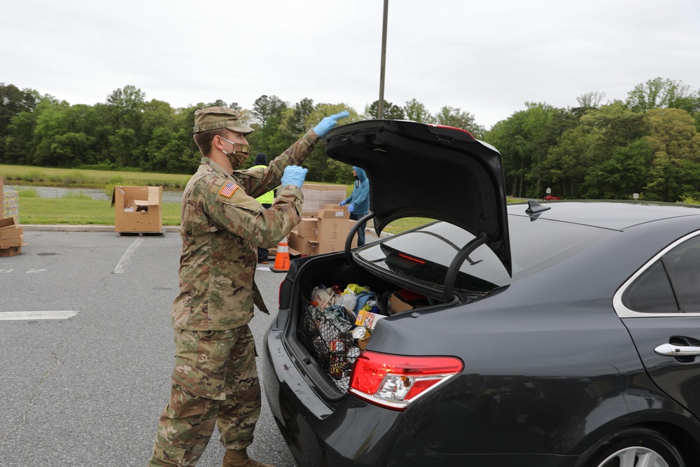 Delaware National Guard feeds families in First State