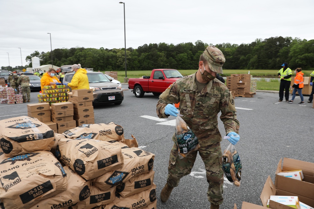 Delaware National Guard feeds families in First State