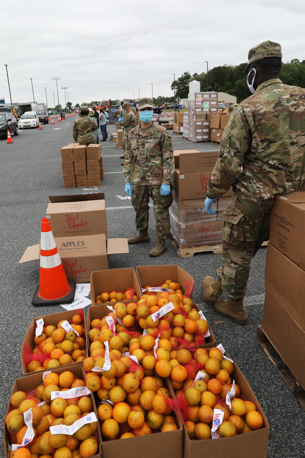 Delaware National Guard feeds families in First State