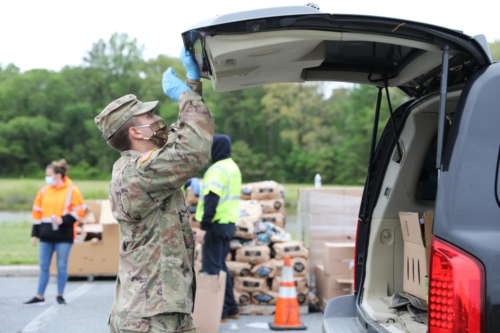 Delaware National Guard feeds families in First State