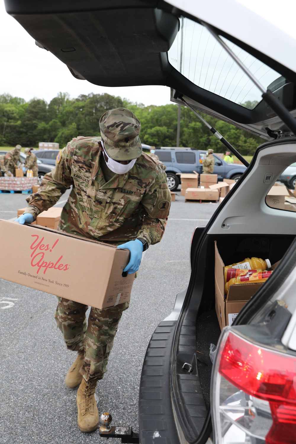 Delaware National Guard feeds families in First State