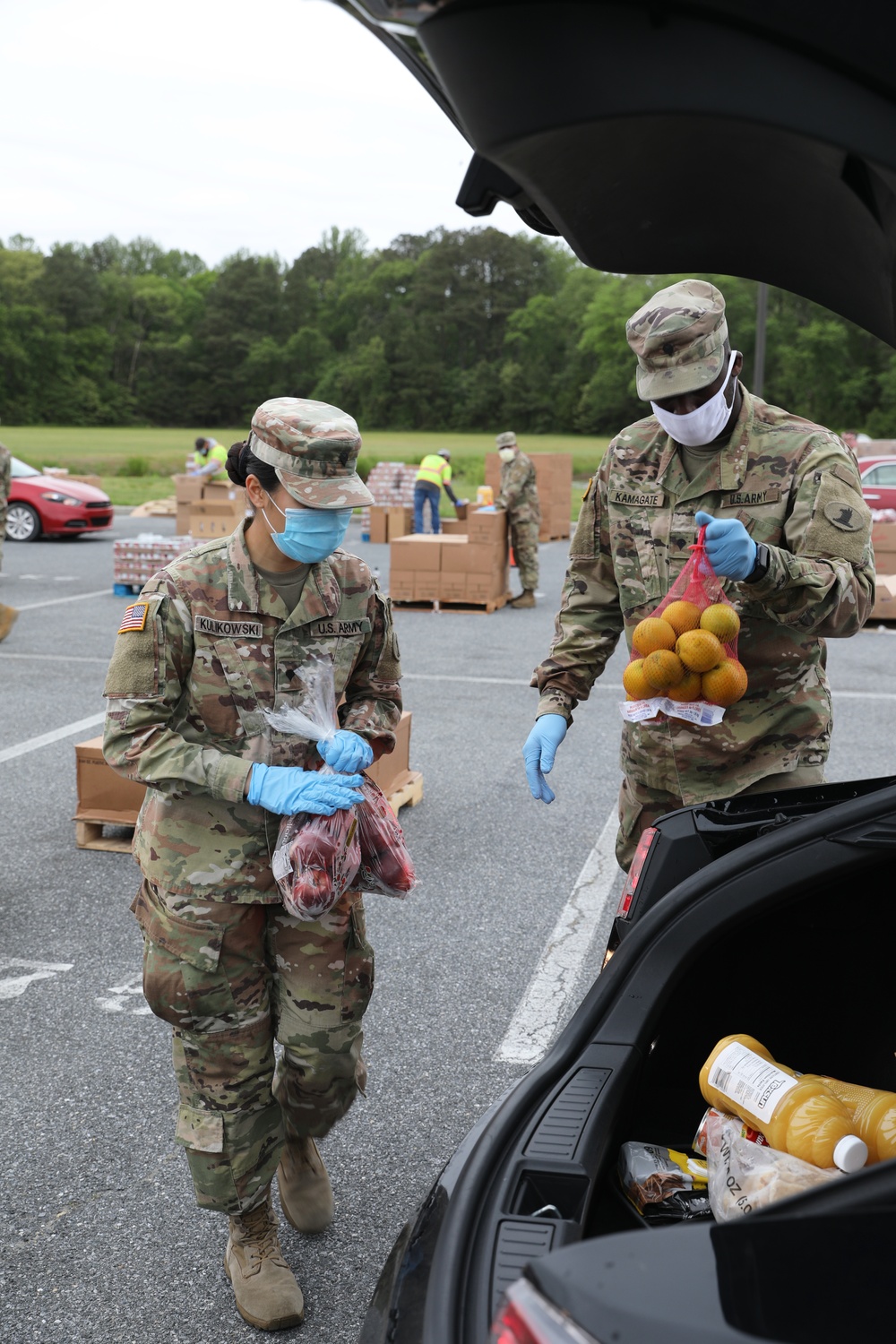 Delaware National Guard feeds families in First State