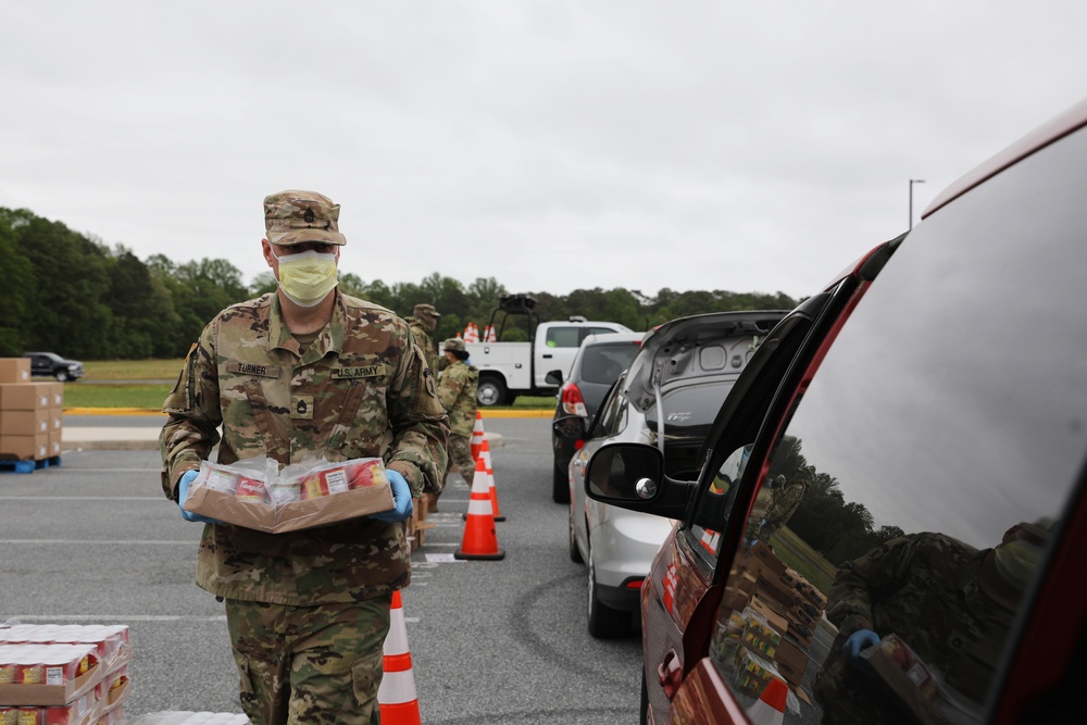 Delaware National Guard feeds families in First State