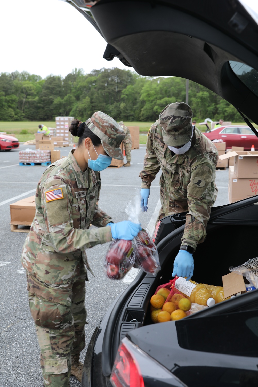 Delaware National Guard feeds families in First State