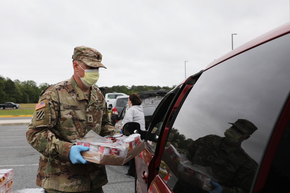 Delaware National Guard feeds families in First State