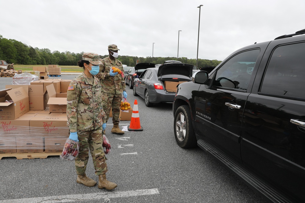 Delaware National Guard feeds families in First State