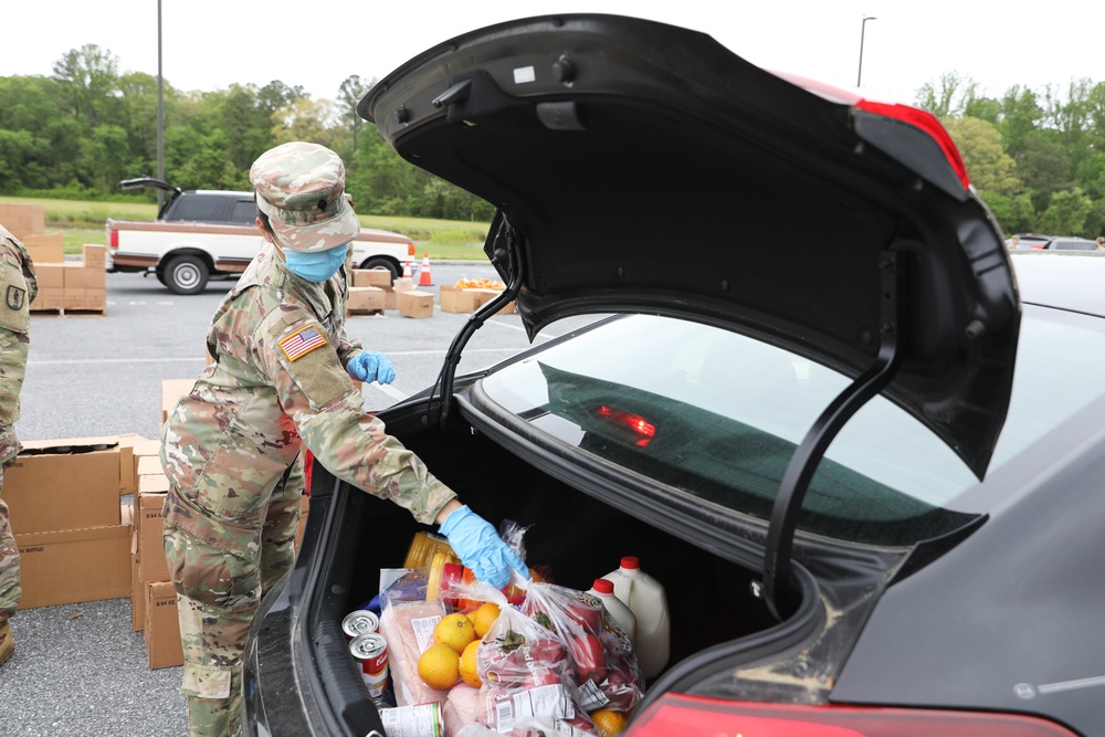 Delaware National Guard feeds families in First State