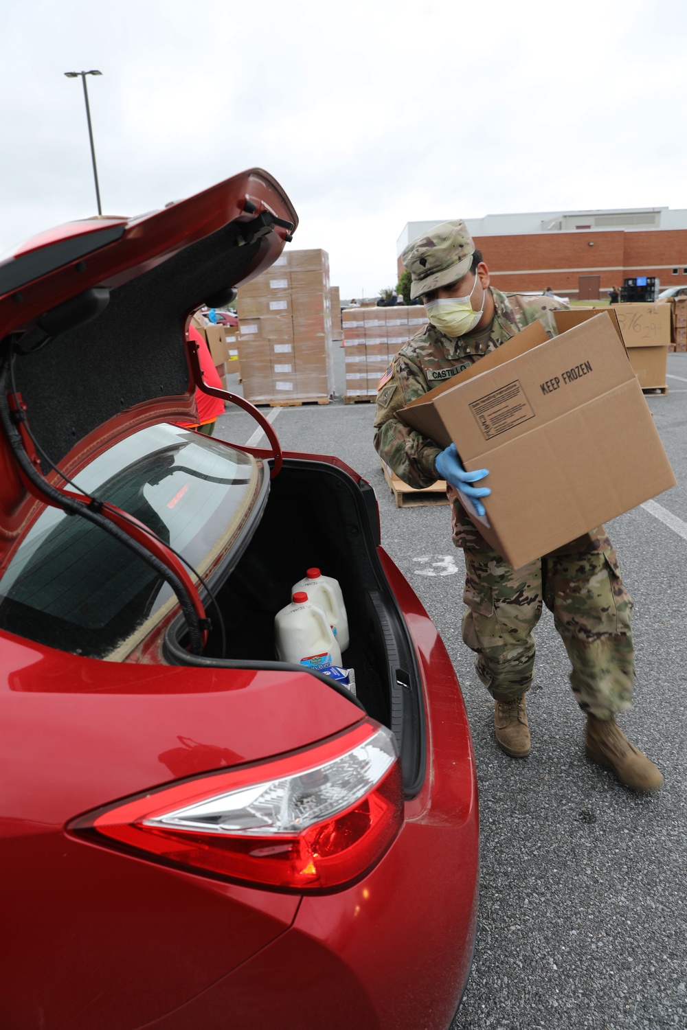 Delaware National Guard feeds families in First State