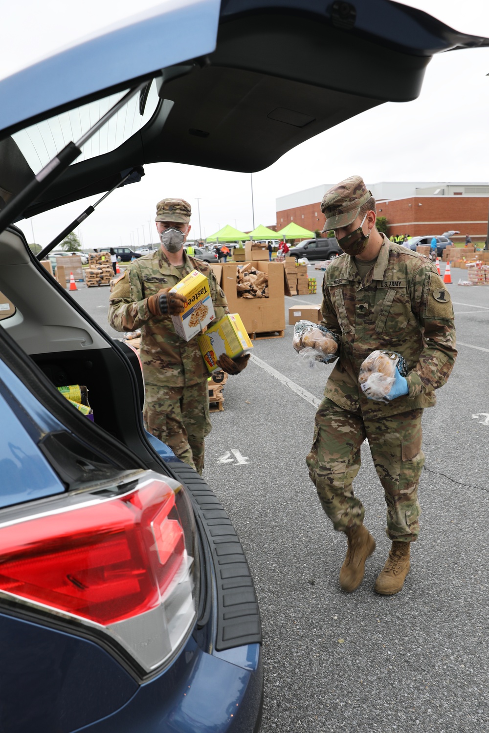 Delaware National Guard feeds families in First State