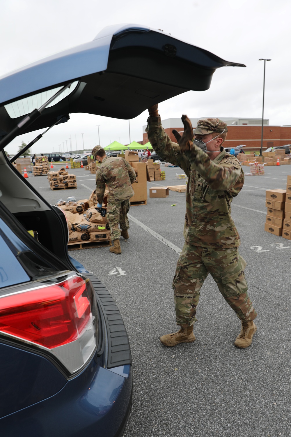 Delaware National Guard feeds families in First State