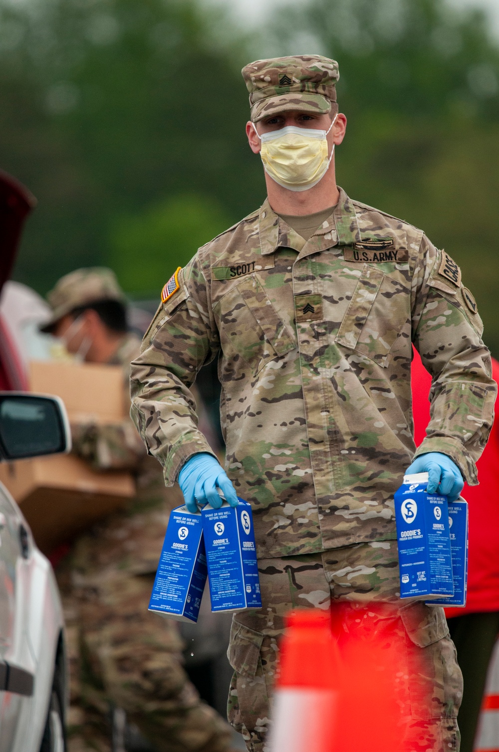 Delaware National Guard feeds families in First State