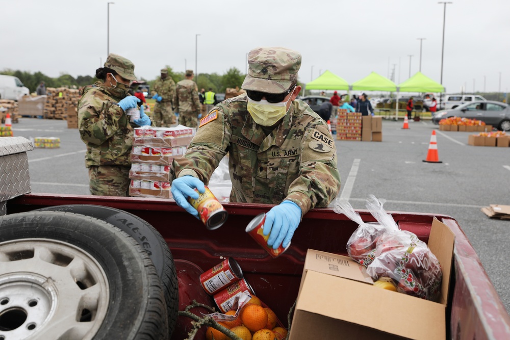 Delaware National Guard feeds families in First State