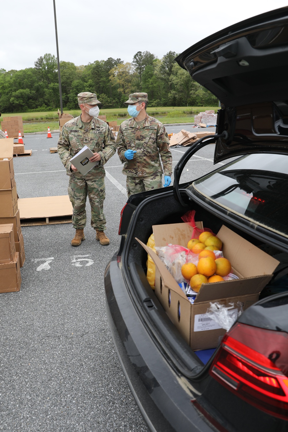 Delaware National Guard feeds families in First State