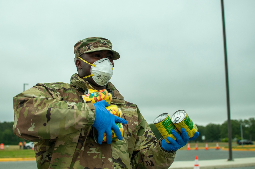 Delaware National Guard feeds families in First State