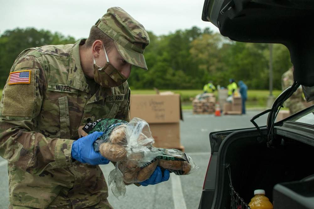 Delaware National Guard feeds families in First State