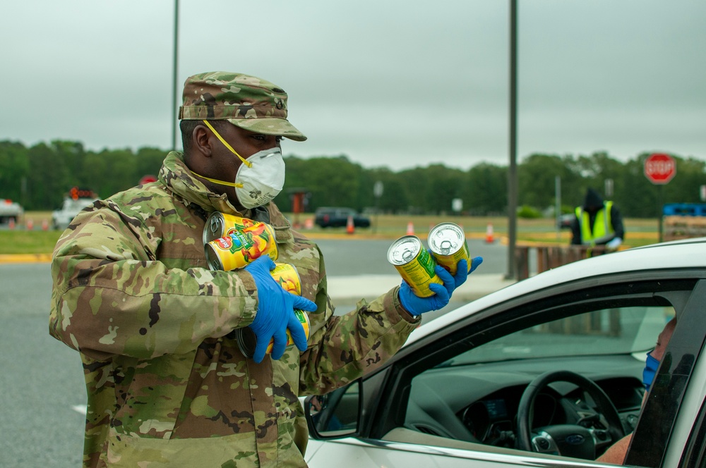 Delaware National Guard feeds families in First State