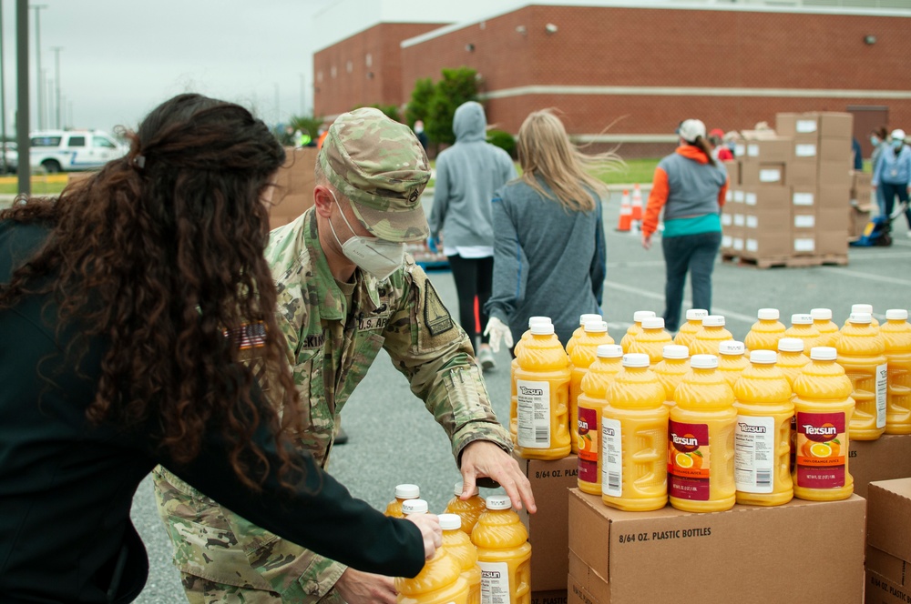 Delaware National Guard feeds families in First State