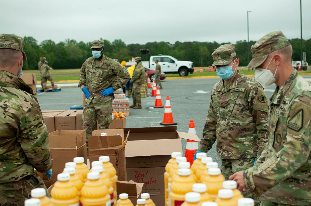 Delaware National Guard feeds families in First State