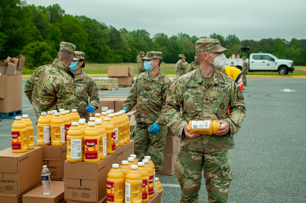 Delaware National Guard feeds families in First State