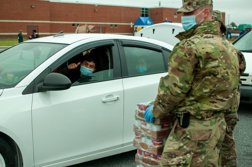 Delaware National Guard feeds families in First State