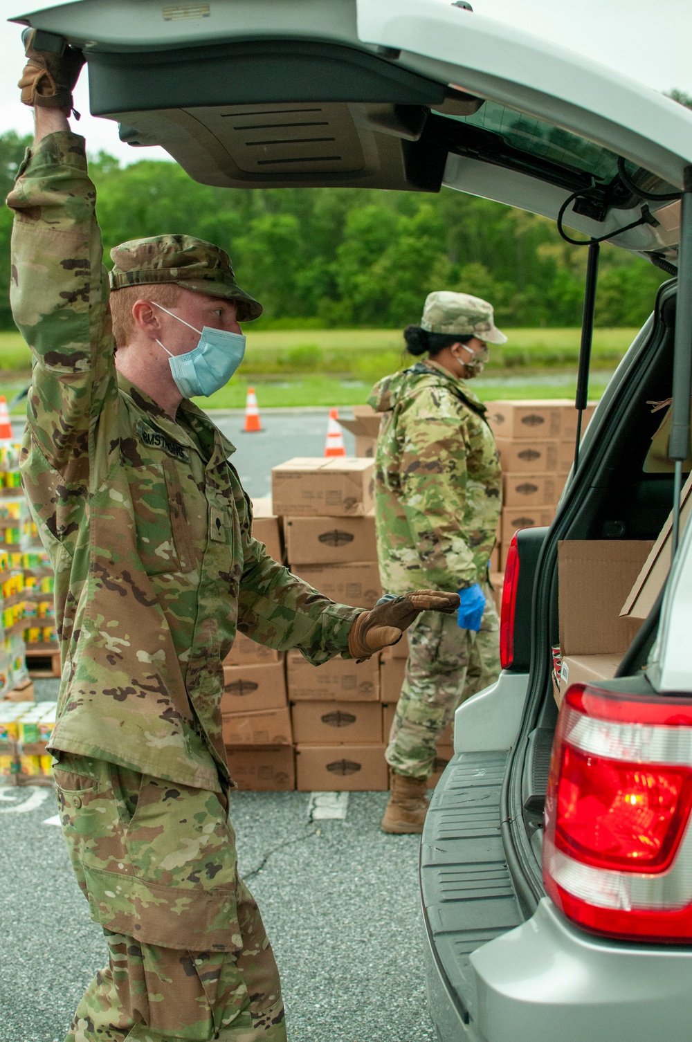 Delaware National Guard feeds families in First State