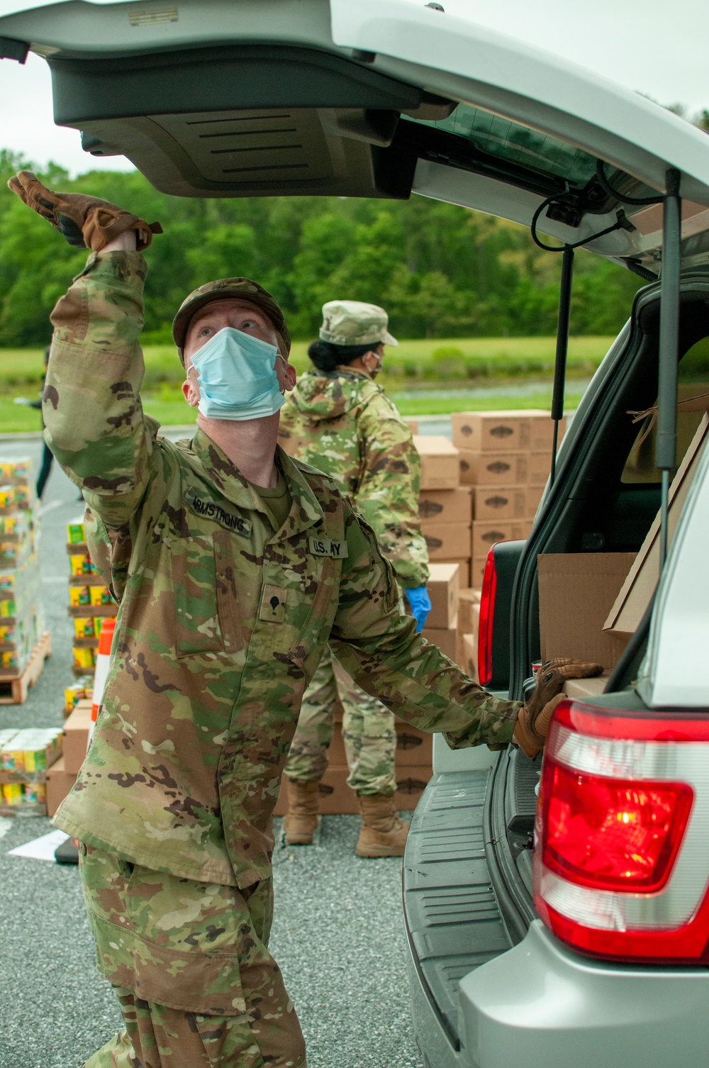 Delaware National Guard feeds families in First State