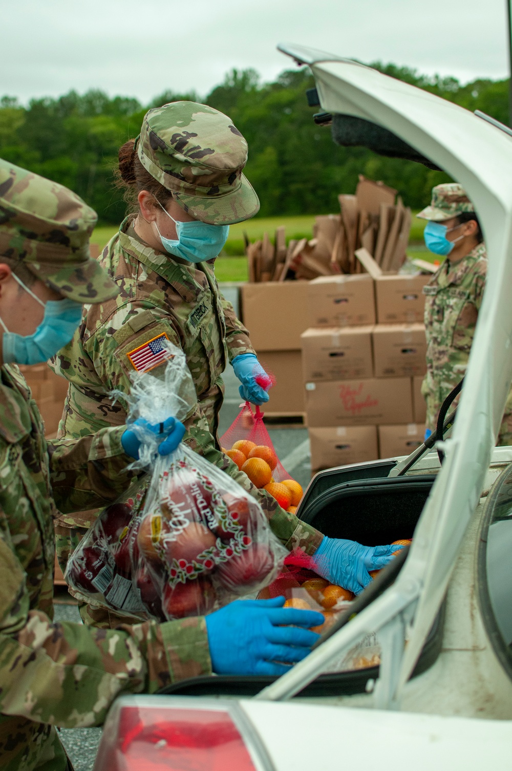 Delaware National Guard feeds families in First State