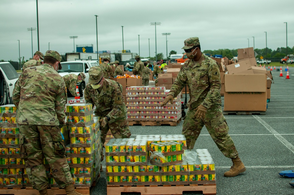 Delaware National Guard feeds families in First State