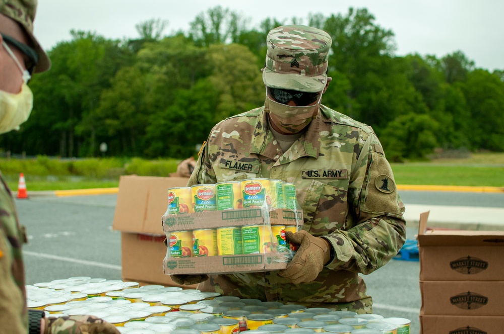 Delaware National Guard feeds families in First State