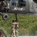 KFOR RC-E Task Force Aviation trains Maneuver Battalion on sling load operations