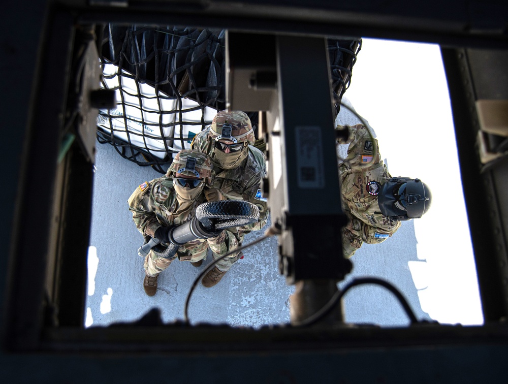 KFOR RC-E Task Force Aviation trains Maneuver Battalion on sling load operations